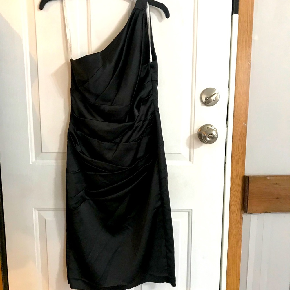 David’s Bridal black dress